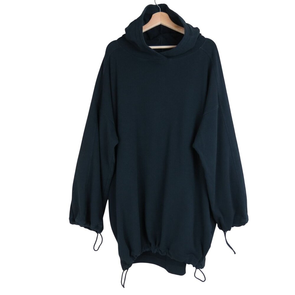 NAMA Women's Black Enlighten Hoodie Drawstring Sweatshirt Size 2X